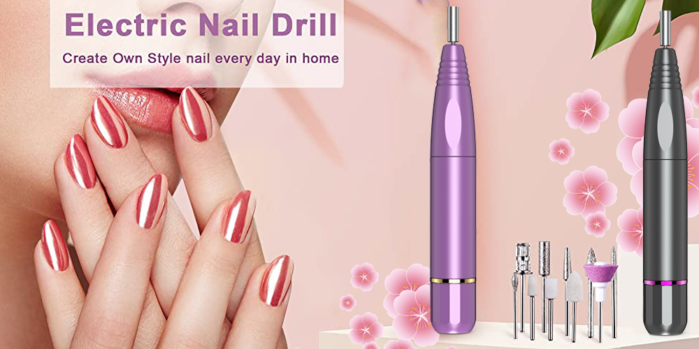 Electric nail drill manicure pedicure set
