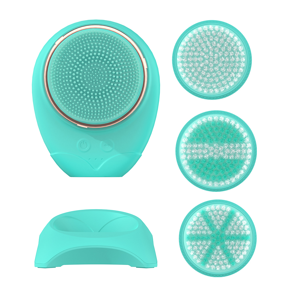 Ultra Sonic Silicone Wireless Rechargeable Facial Brush