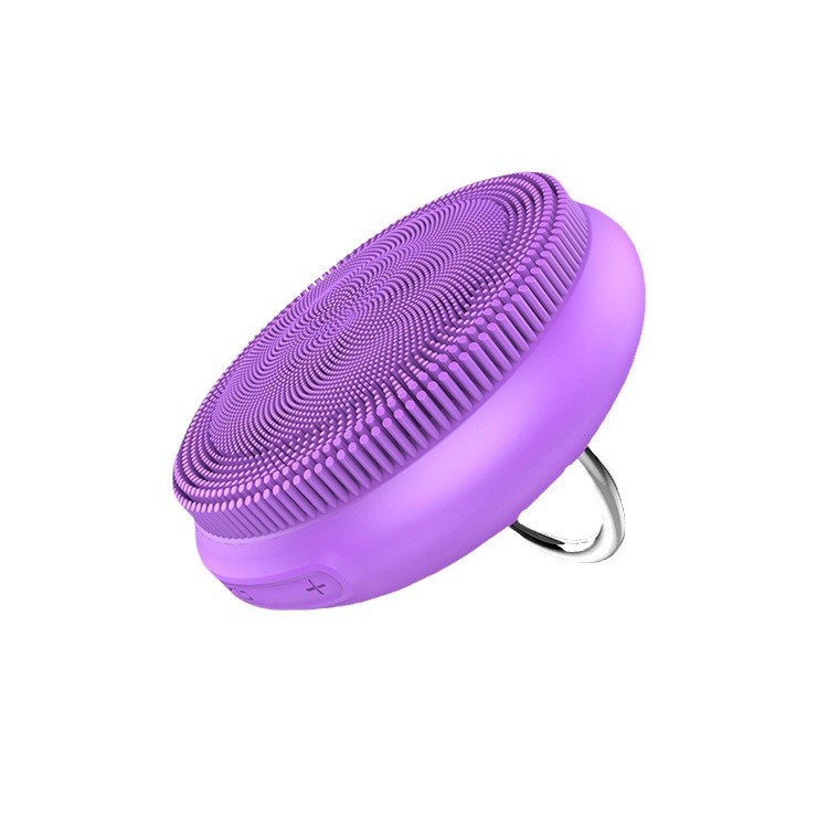 按摩声波震动磨砂器 电动硅胶洁面乳 清洁面部 面部清洁刷